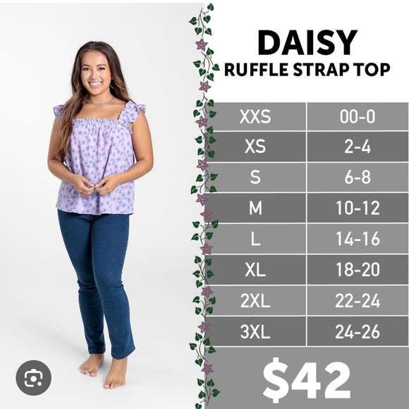 BNWT XL Daisy top - Picture 2 of 4